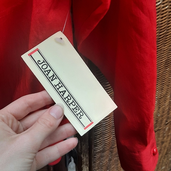 🌟3/50 🆕️ Joan Harper Vintage 90s Blouse - Picture 13 of 15